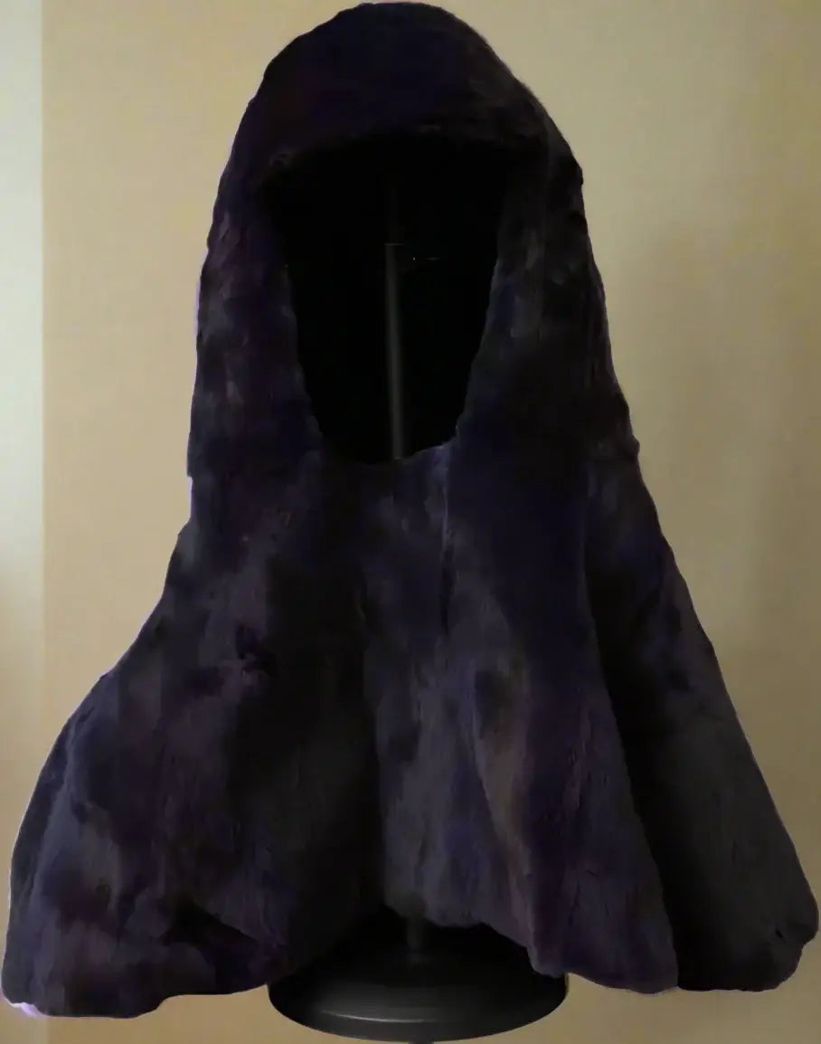 Black fur hat