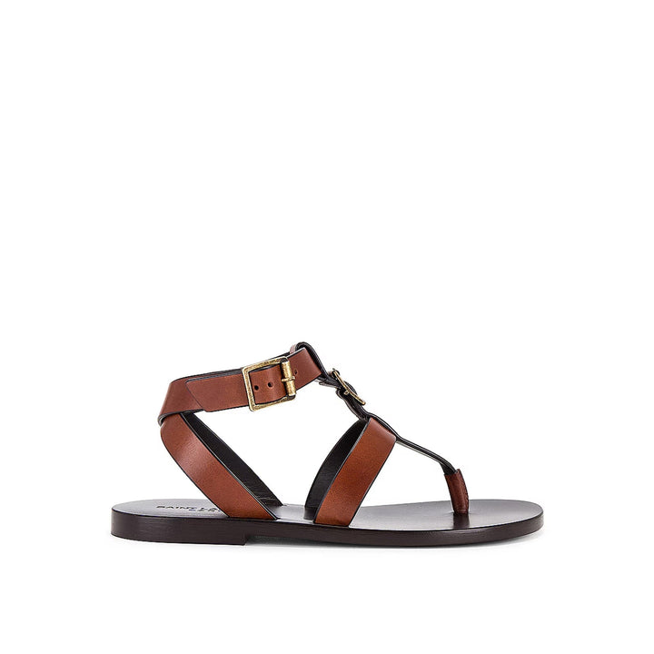 Saint Laurent Hardy Leather Sandals Women