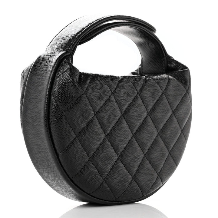 Chanel  Caviar Quilted Polly Pocket Pouch Hobo