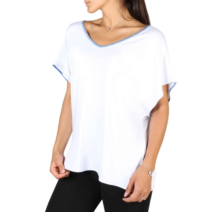 EA7 women's white T-shirts
