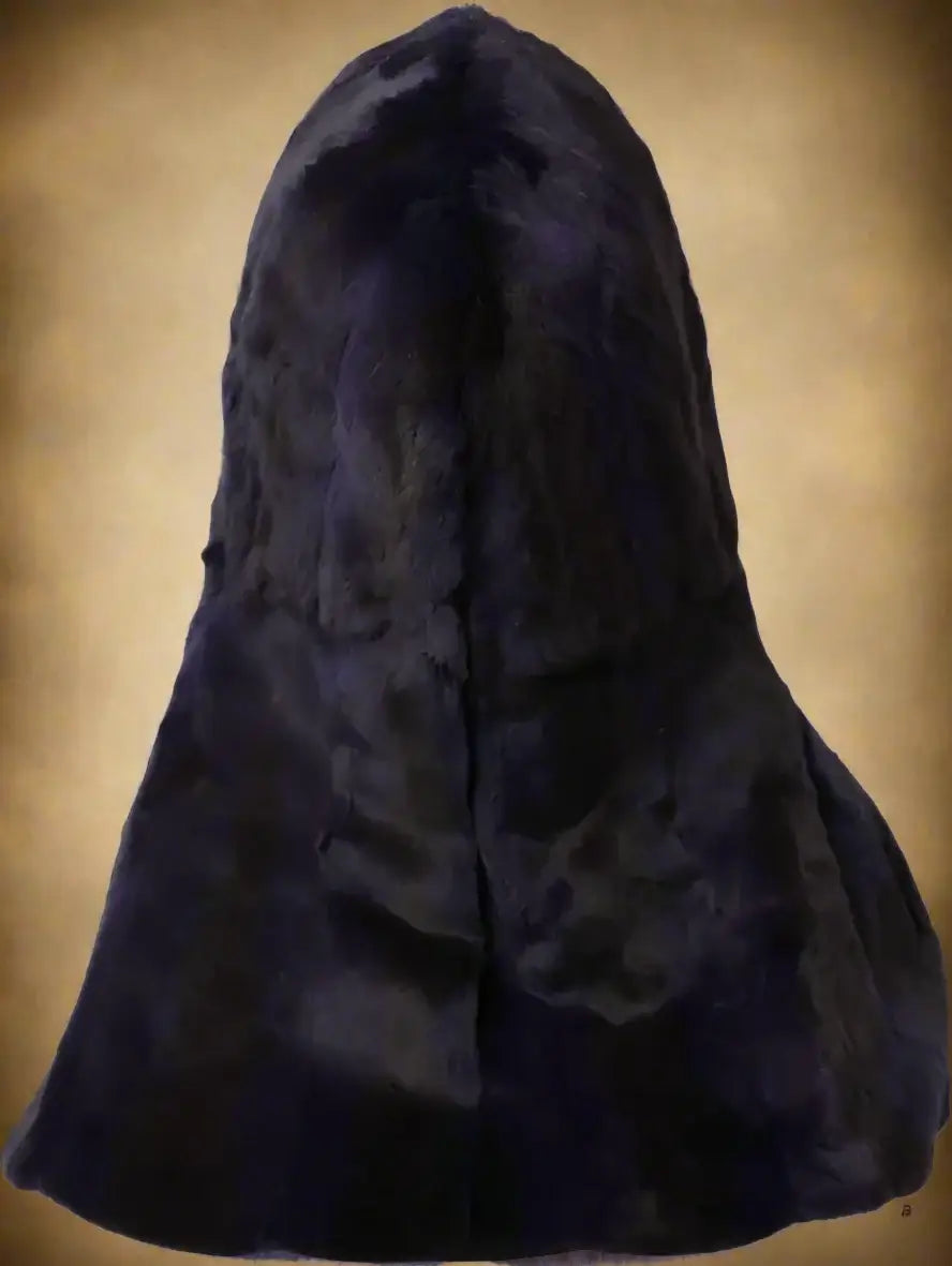 Black fur hat