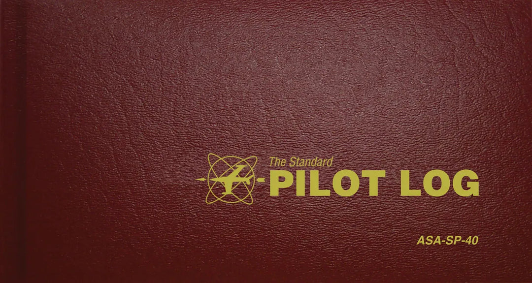 The Standard Pilot Log (Burgundy): Asa-Sp-40 - Hardcover