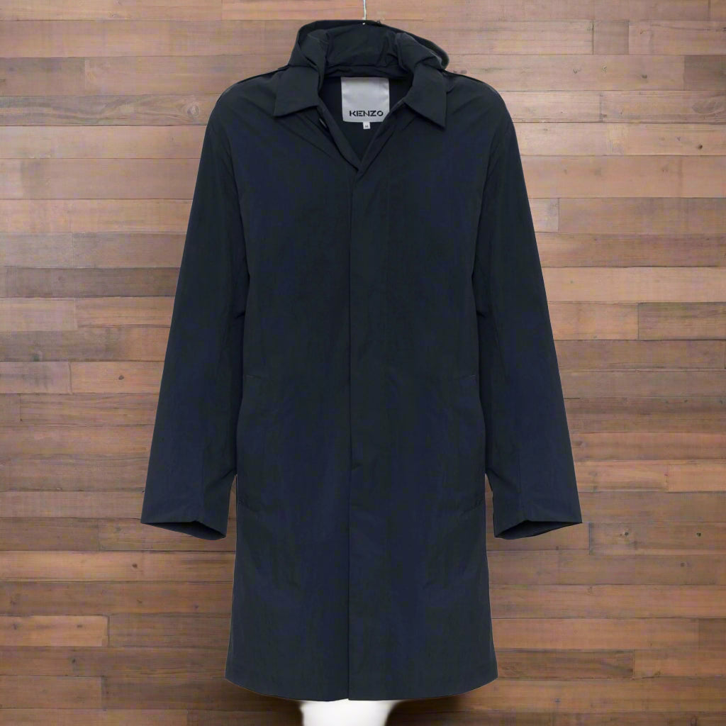 Kenzo men's navy blue trench Jacket