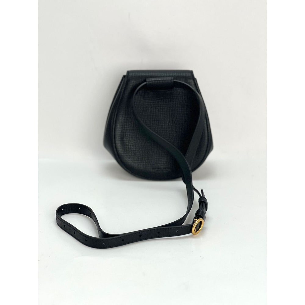 Bottega Veneta Palmellato black calfskin belt waist bag – STORE 7994