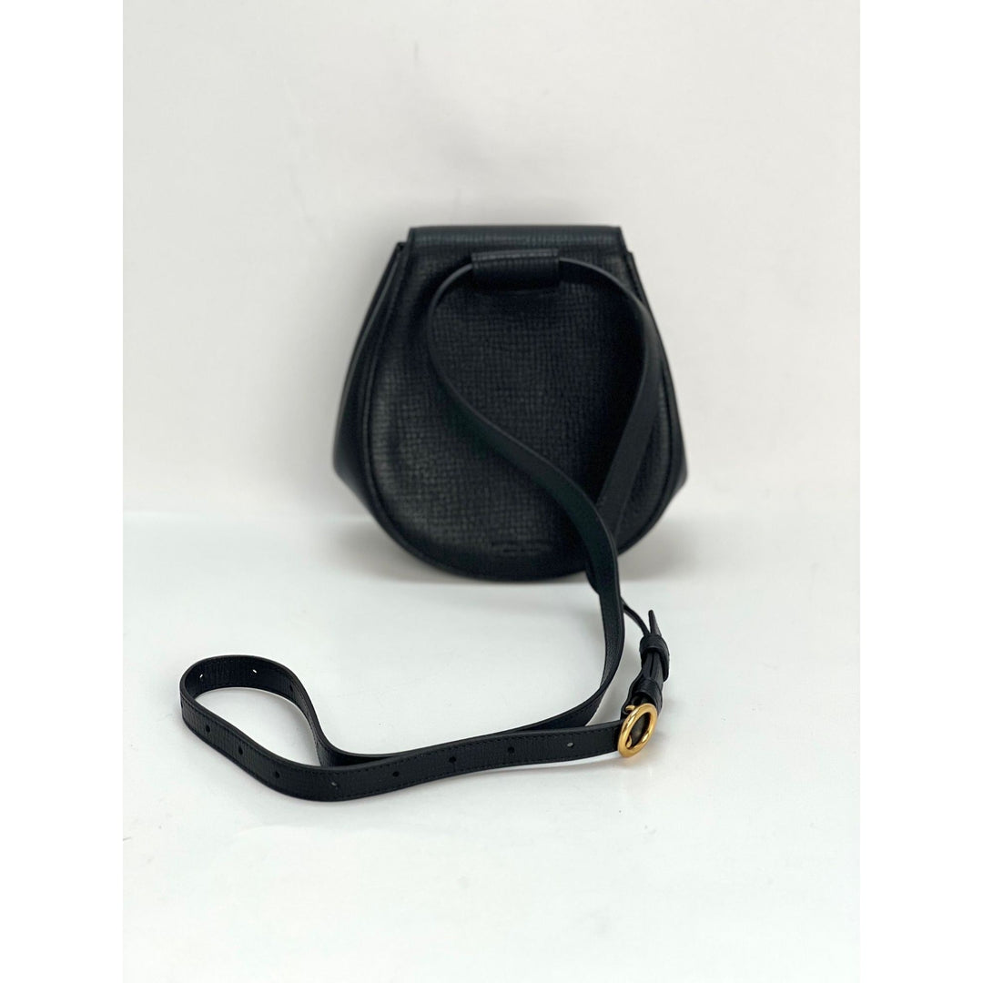Bottega Veneta Palmellato black calfskin belt waist bag – STORE 7994