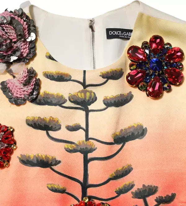 Dolce & Gabbana dress with floral embroidery and embellishments