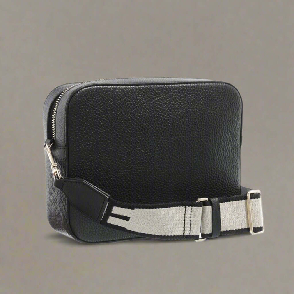 Coccinelle women's black leather Crossbody Bags