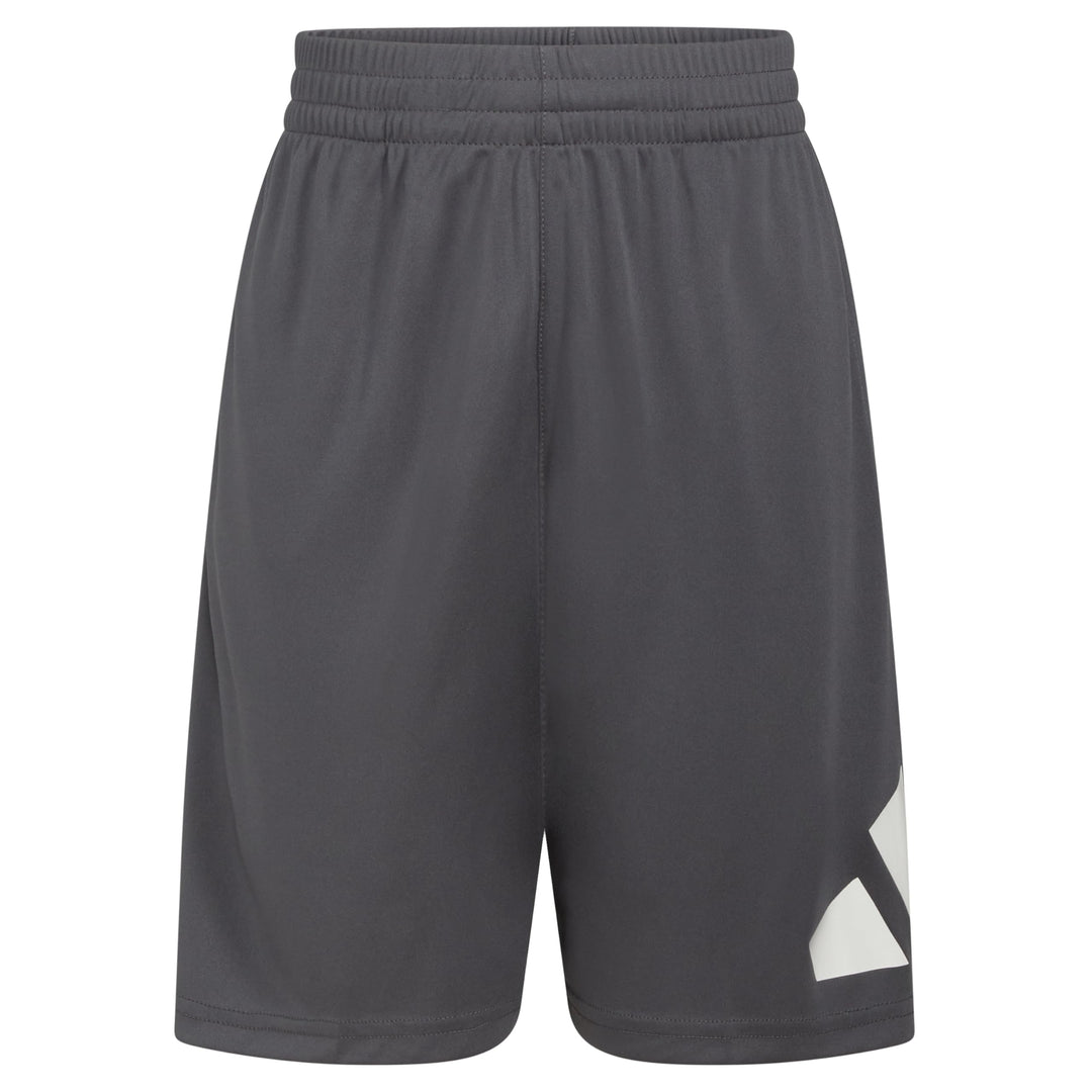adidas Boys Elastic Waistband Essential Woven Sportswear Shorts Dark Grey