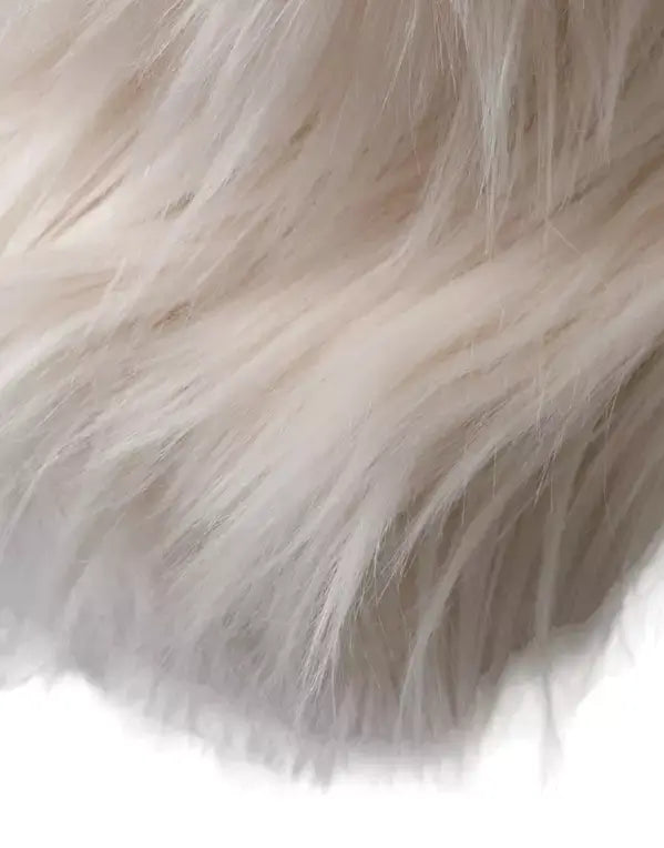 Close-up of light brown fur texture