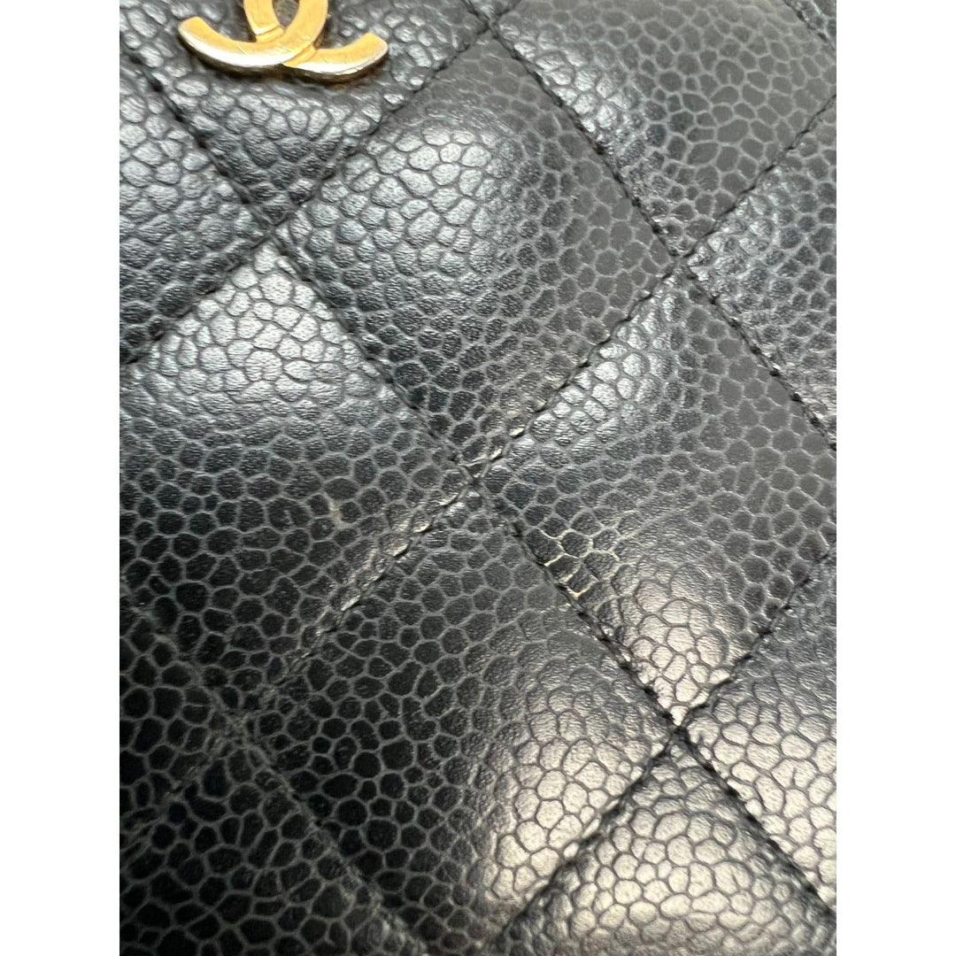Chanel Caviar Quilted large gusset black wallet – STORE 7994