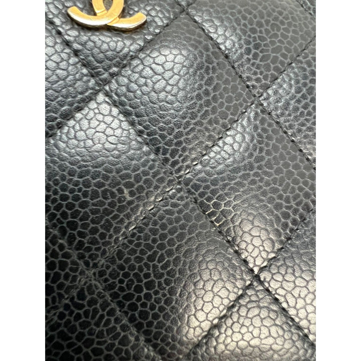 Chanel Caviar Quilted large gusset black wallet – STORE 7994