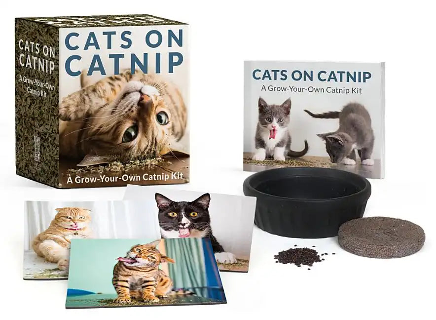Cats on Catnip: A Grow-Your-Own Catnip Kit - Paperback