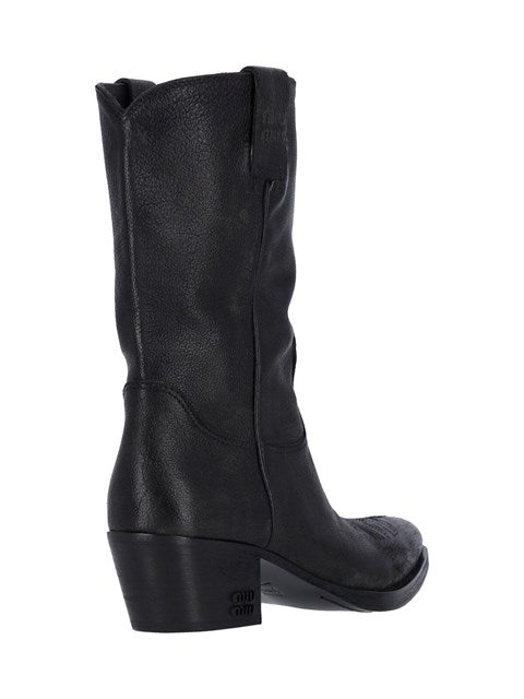 Miu Miu Women Logo Boots