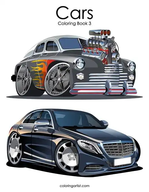Cars Coloring Book 3 - Paperback