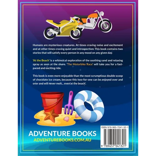 At the Beach and The Motorbike Race - Paperback