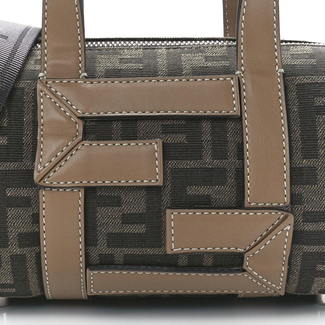 Fendi Fabric Jacquard Vitello Grace FF 1974 Mini O&