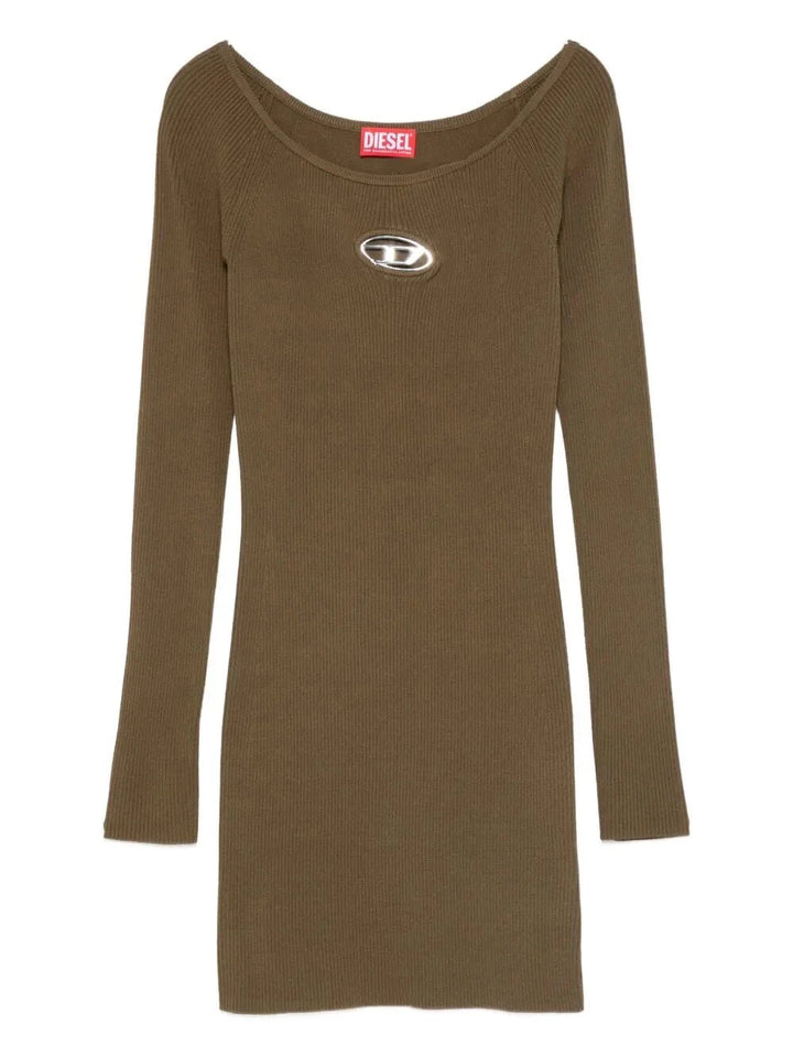 Diesel Women `M-Vera` Off-The-Shoulder Dress In Ribbed Knit