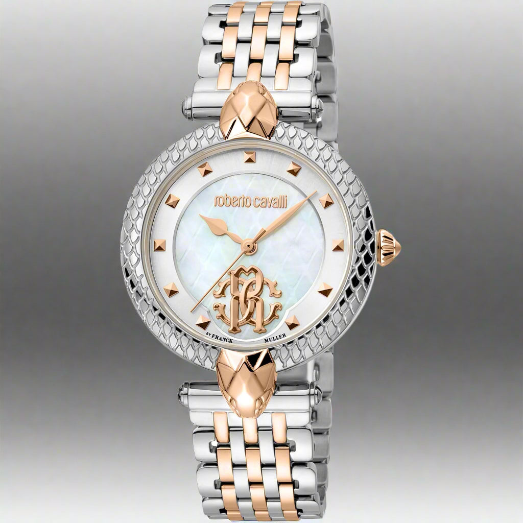 Women's stainless steel two tone watch