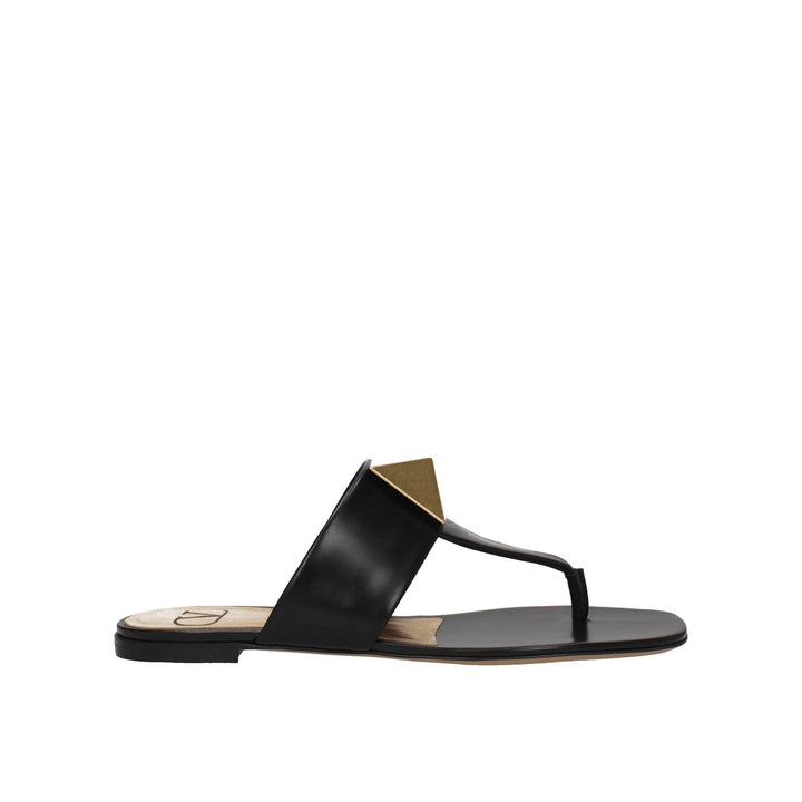 Valentino Garavani One Stud Leather Thong Sandals Women