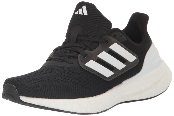 adidas Mens Pureboost 23 Sneaker Core Black/White/Carbon 6.5