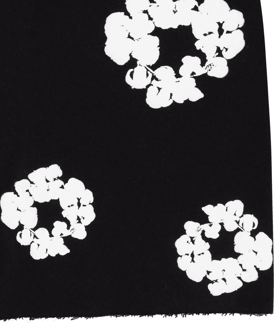 Denim Tears The Cotton Wreath Sweat Shorts Black