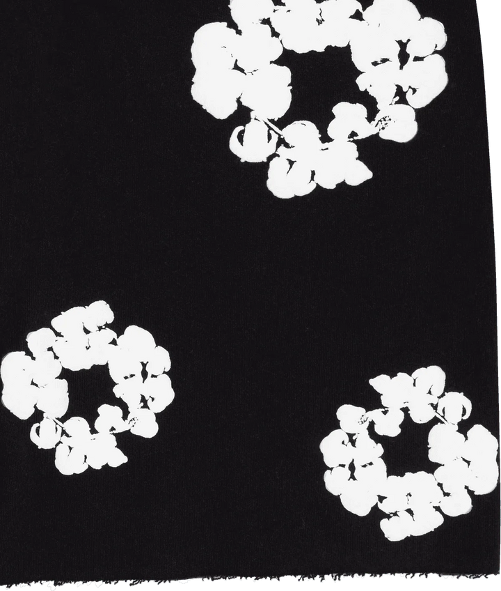 Denim Tears The Cotton Wreath Sweat Shorts Black