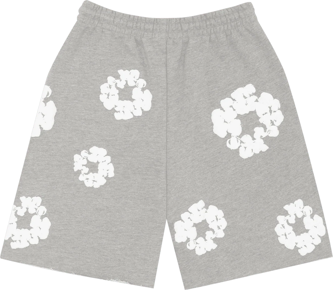 Denim Tears The Cotton Wreath Sweat Shorts Grey