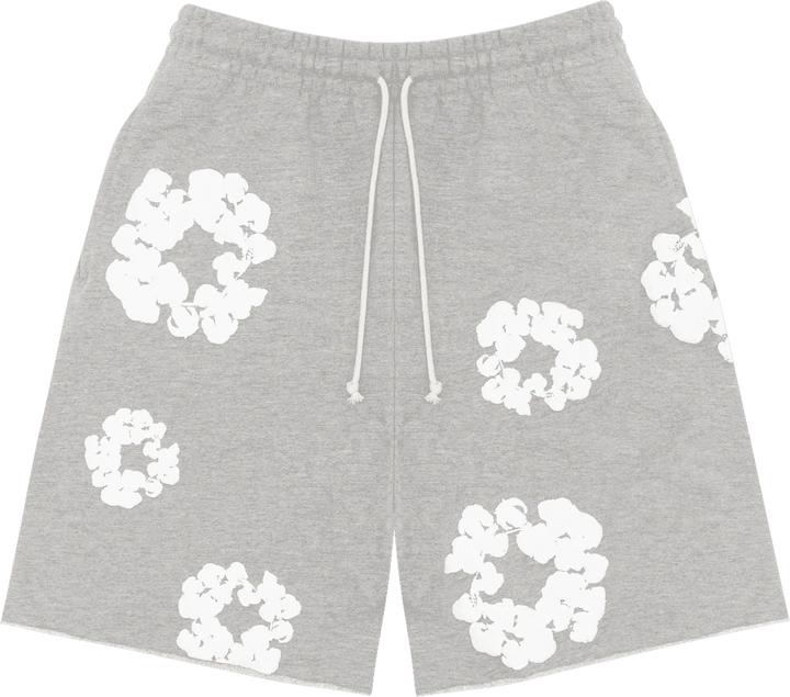 Denim Tears The Cotton Wreath Sweat Shorts Grey
