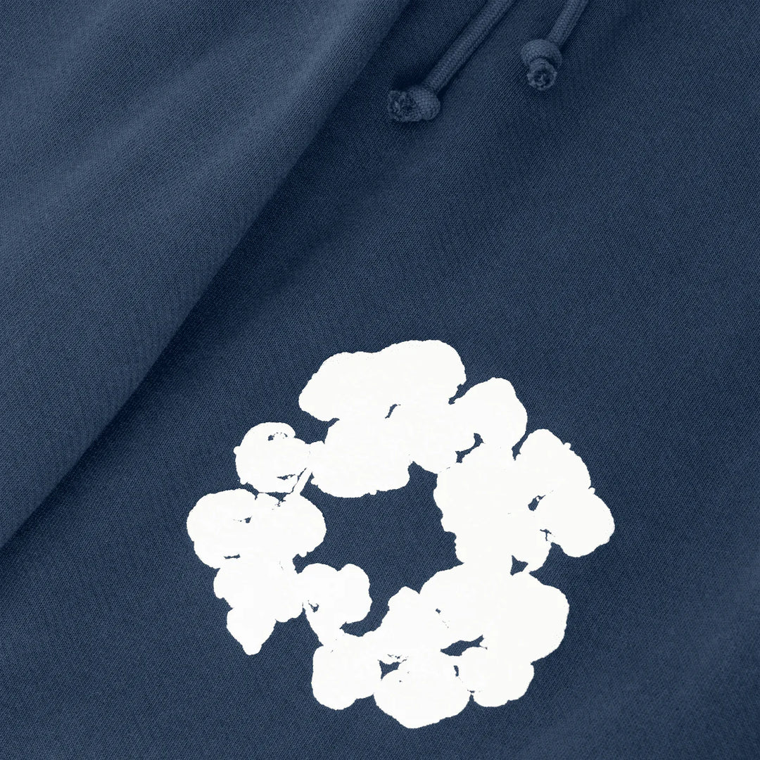 Denim Tears The Cotton Wreath Sweat Shorts Navy Blue