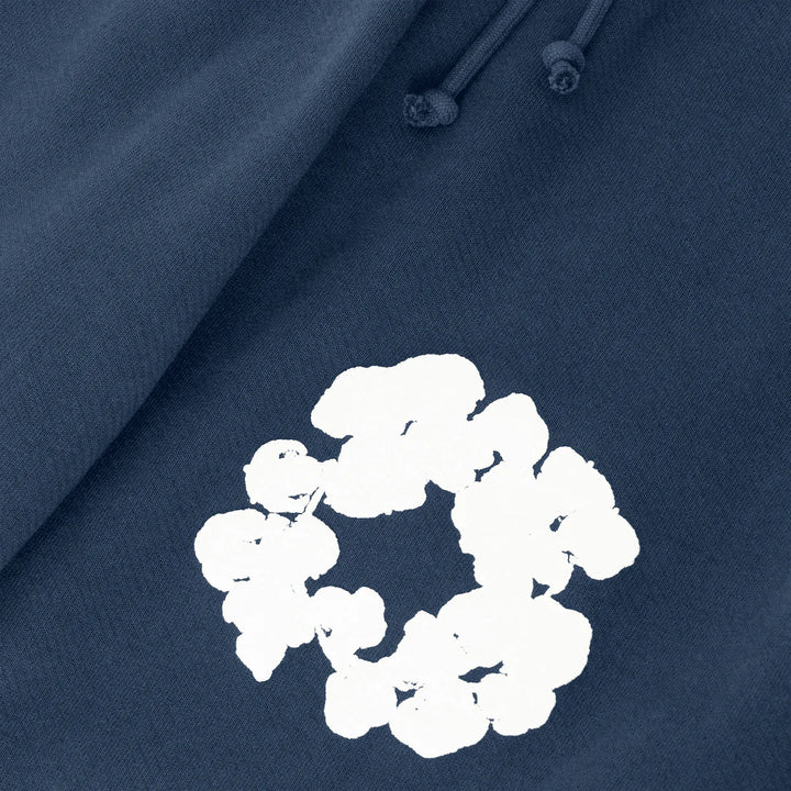 Denim Tears The Cotton Wreath Sweat Shorts Navy Blue