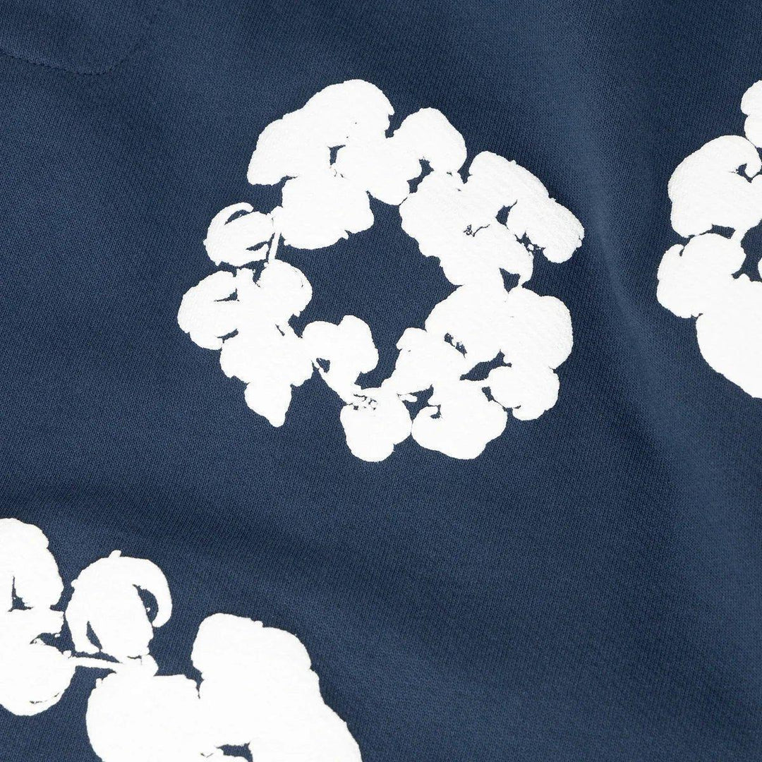 Denim Tears The Cotton Wreath Sweatpants Navy Blue