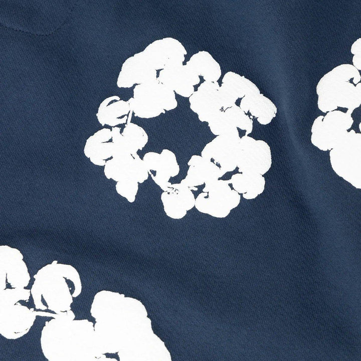 Denim Tears The Cotton Wreath Sweatpants Navy Blue