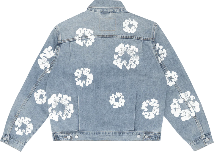 Denim Tears x Levi's Wreath Jean Jacket Light Blue Wash