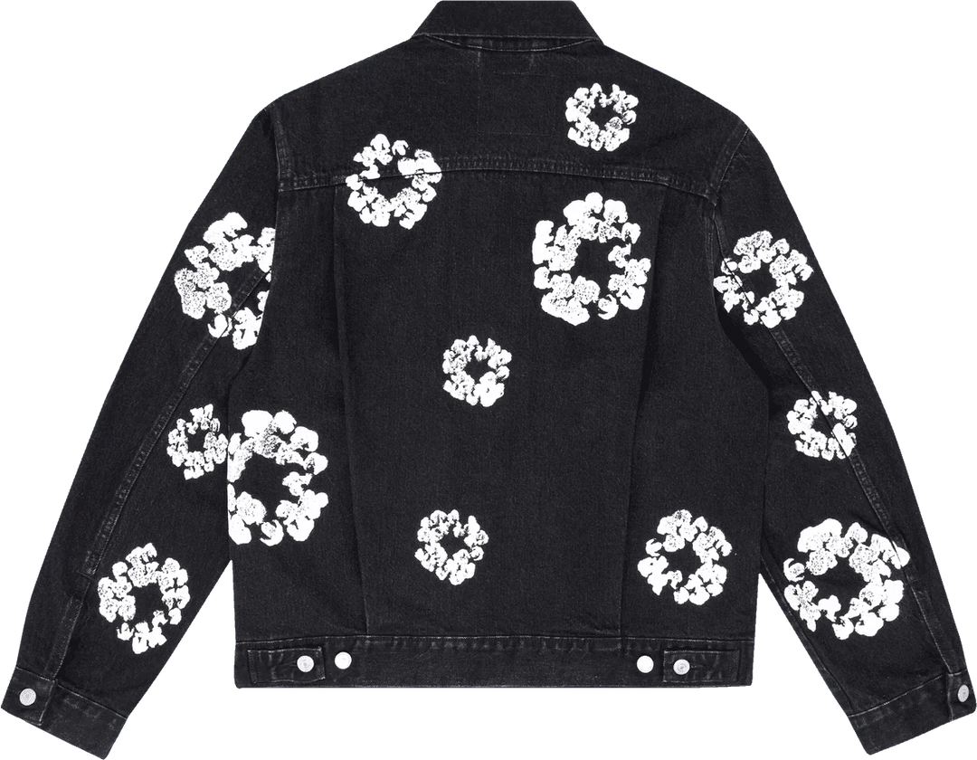 Denim Tears x Levi's Wreath Jean Jacket Black