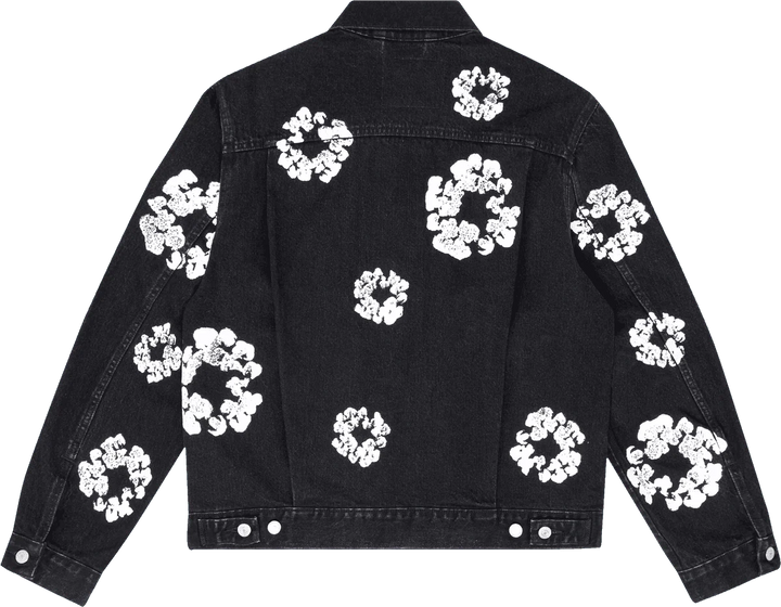 Denim Tears x Levi's Wreath Jean Jacket Black
