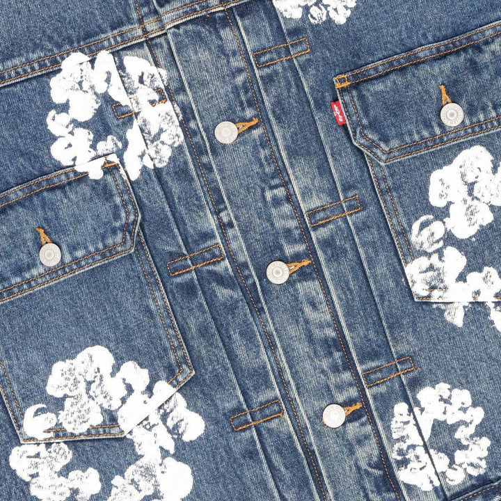 Denim Tears x Levi's Wreath Jean Jacket Dark Wash