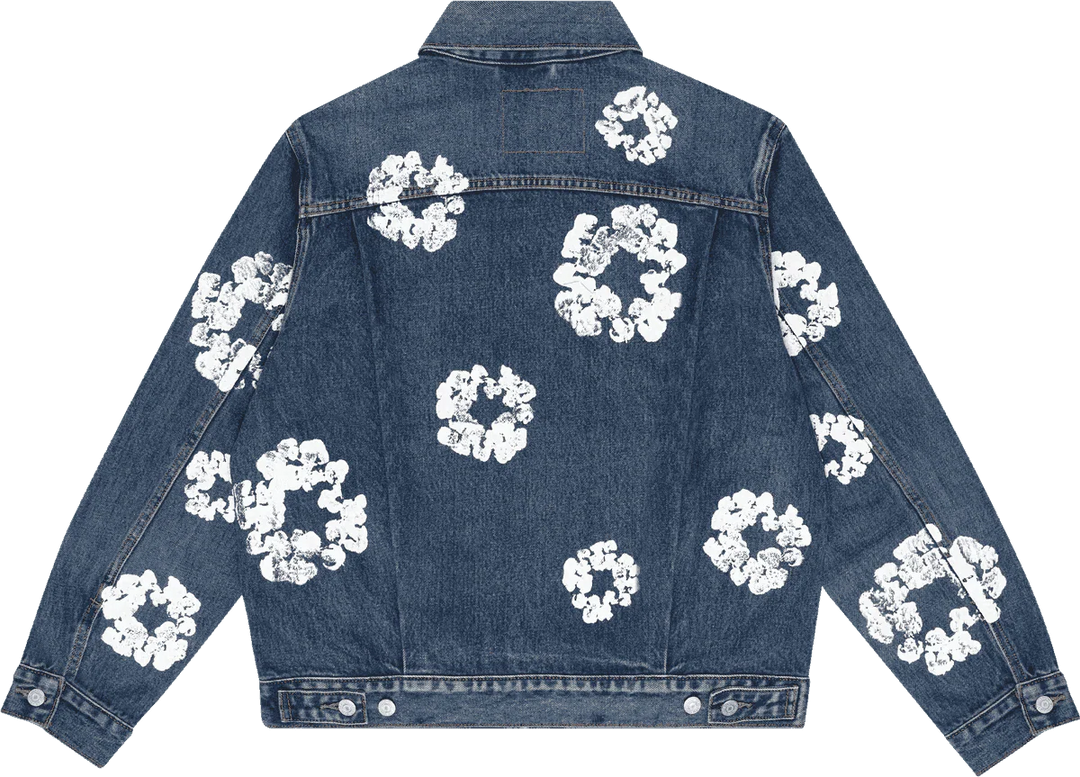 Denim Tears x Levi's Wreath Jean Jacket Dark Wash