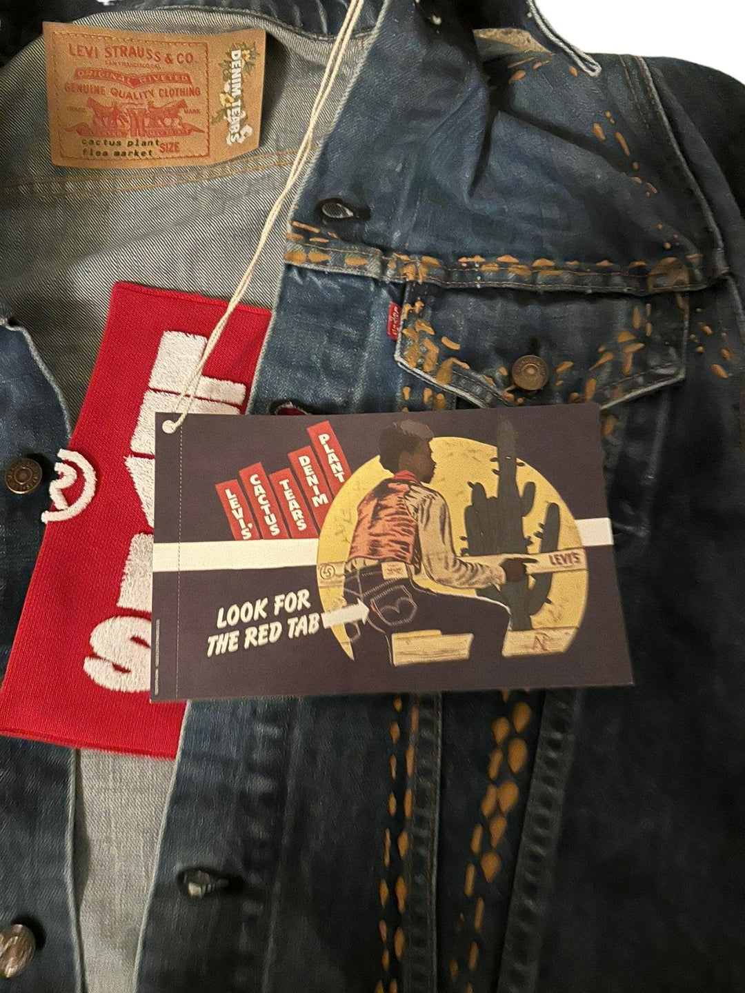 Denim Tears x Levi's x CPFM Denim Jean Jacket Medium Wash