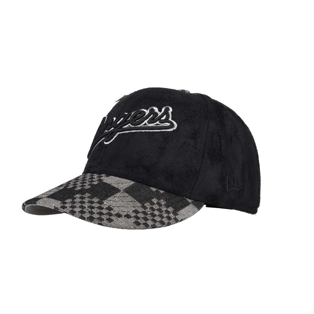 Texas Rangers Black Suede 2023 World Series Patch 59Fifty Fitted Hat