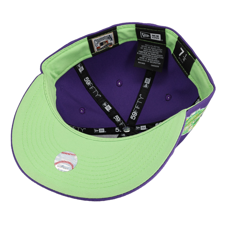 Arizona Diamondbacks Citrus Pop 2001 World Series Patch Fitted Hat