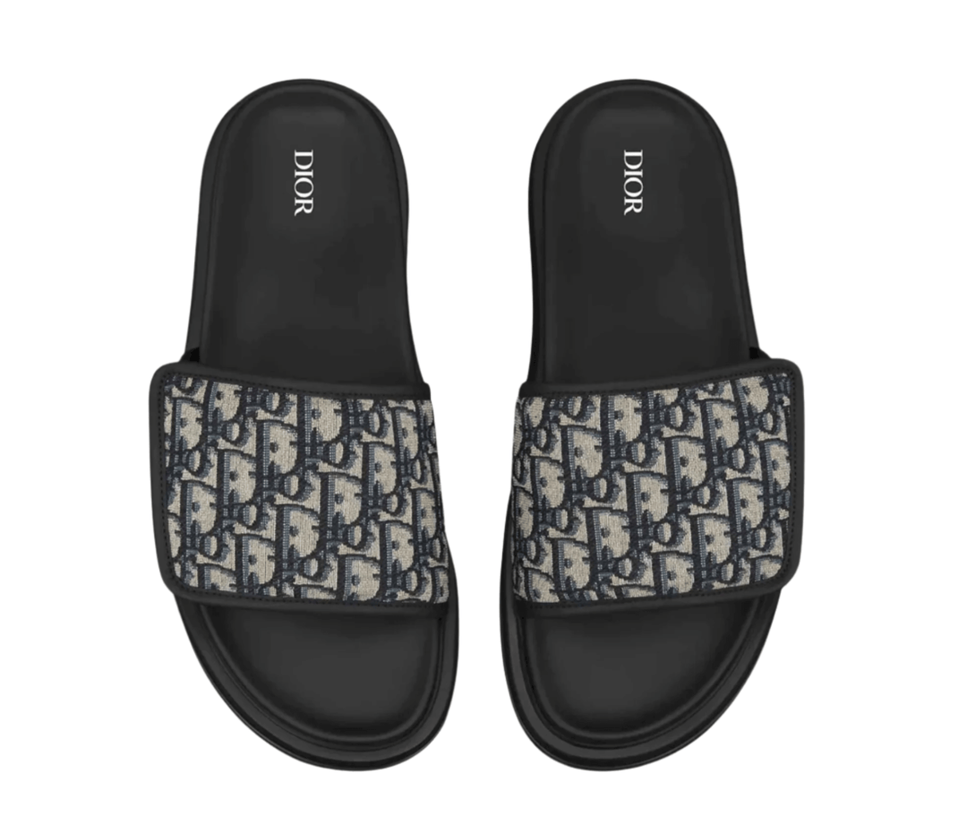 Dior Aqua Sandal In Dior Oblique Jacquard