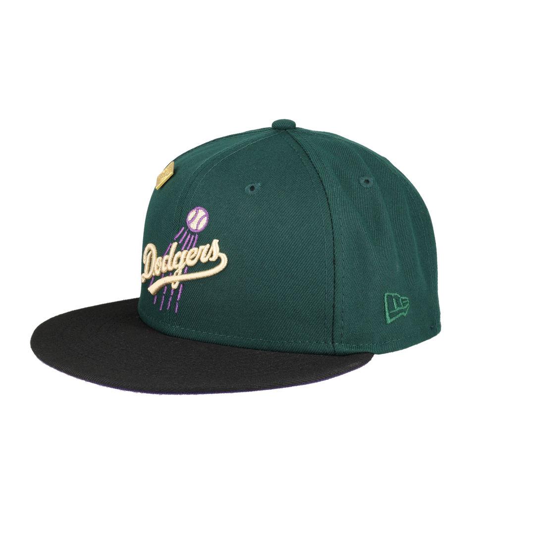 Brooklyn Dodgers Green Bark Collection 50th Anniversary Fitted Hat