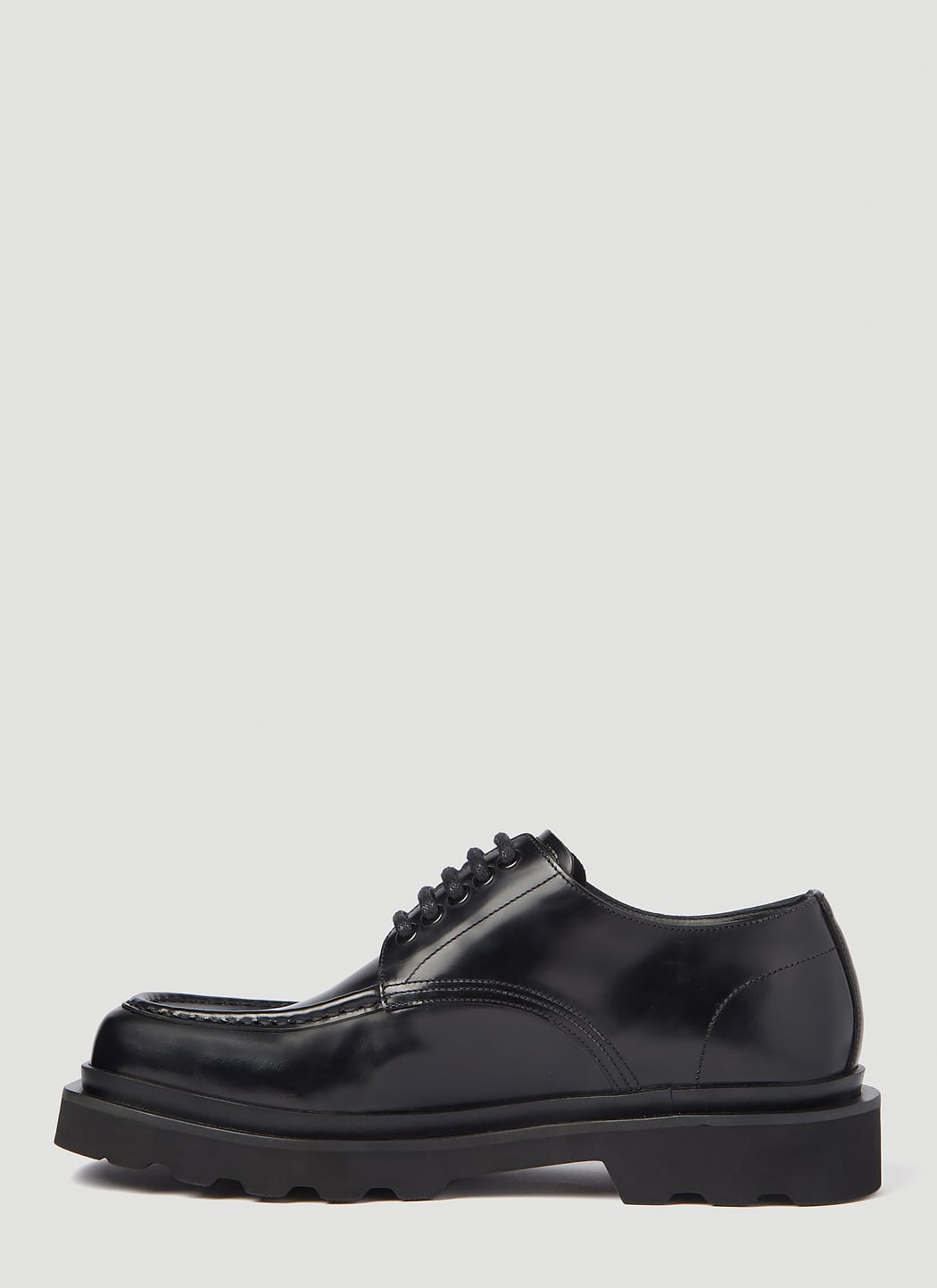 Dolce &amp; Gabbana Men Brushed Leather Derby Shoes