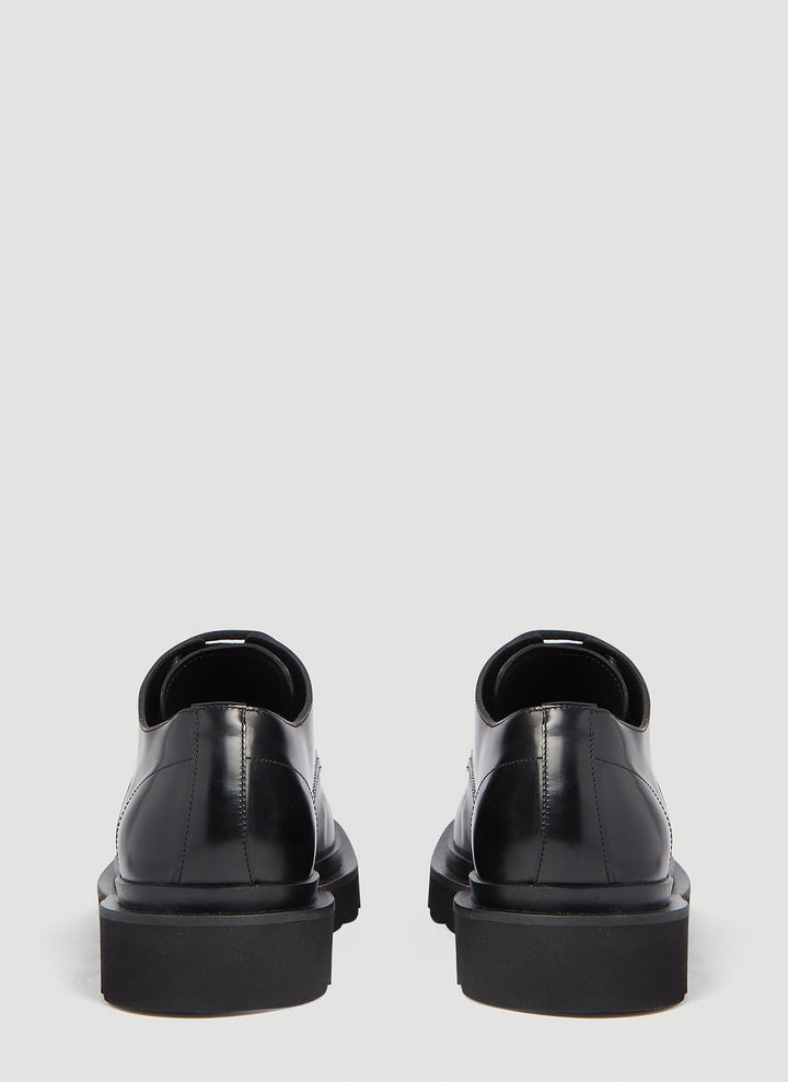 Dolce & Gabbana Men Brushed Leather Derby Shoes