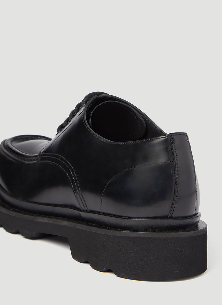Dolce &amp; Gabbana Men Brushed Leather Derby Shoes