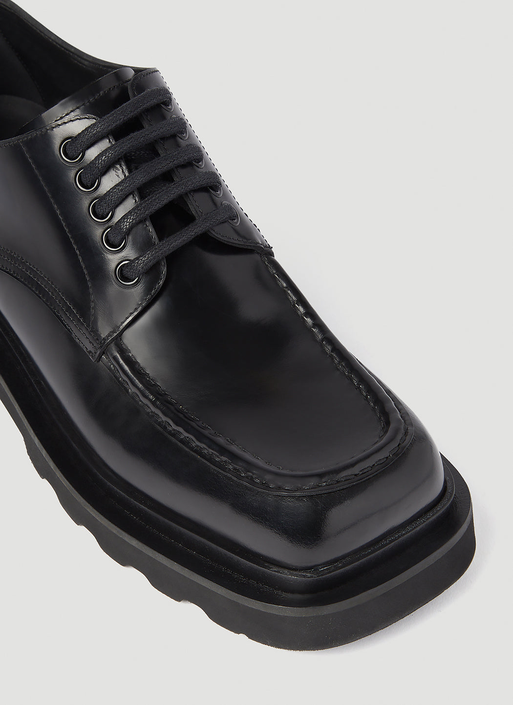 Dolce &amp; Gabbana Men Brushed Leather Derby Shoes