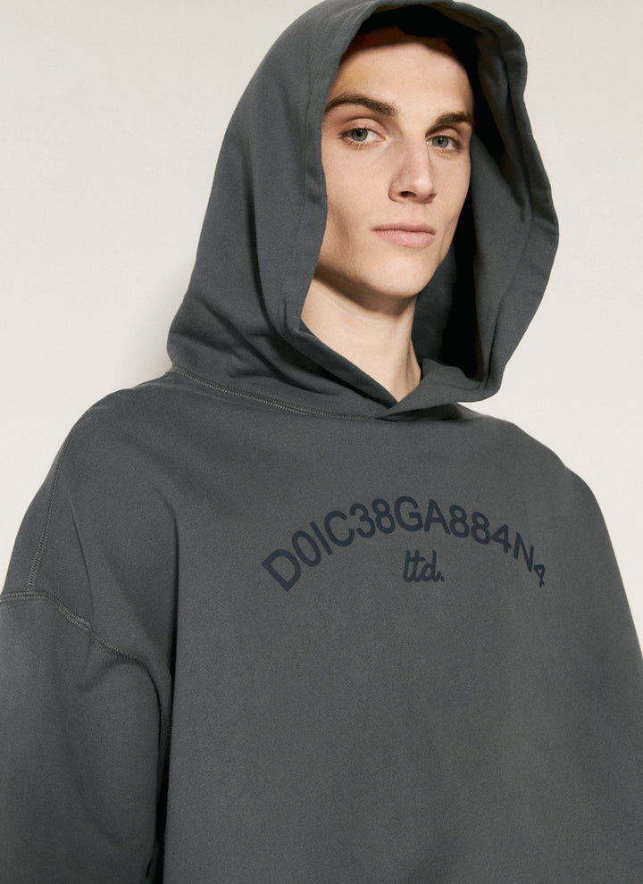 Dolce & Gabbana Men Cropped Hooded Sweatshirt