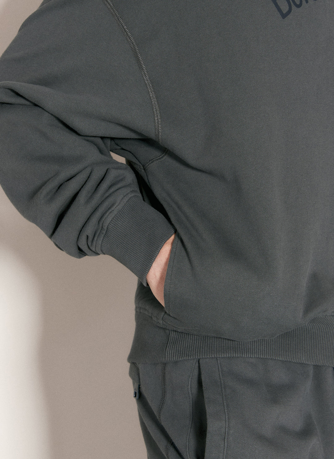 Dolce & Gabbana Men Cropped Hooded Sweatshirt