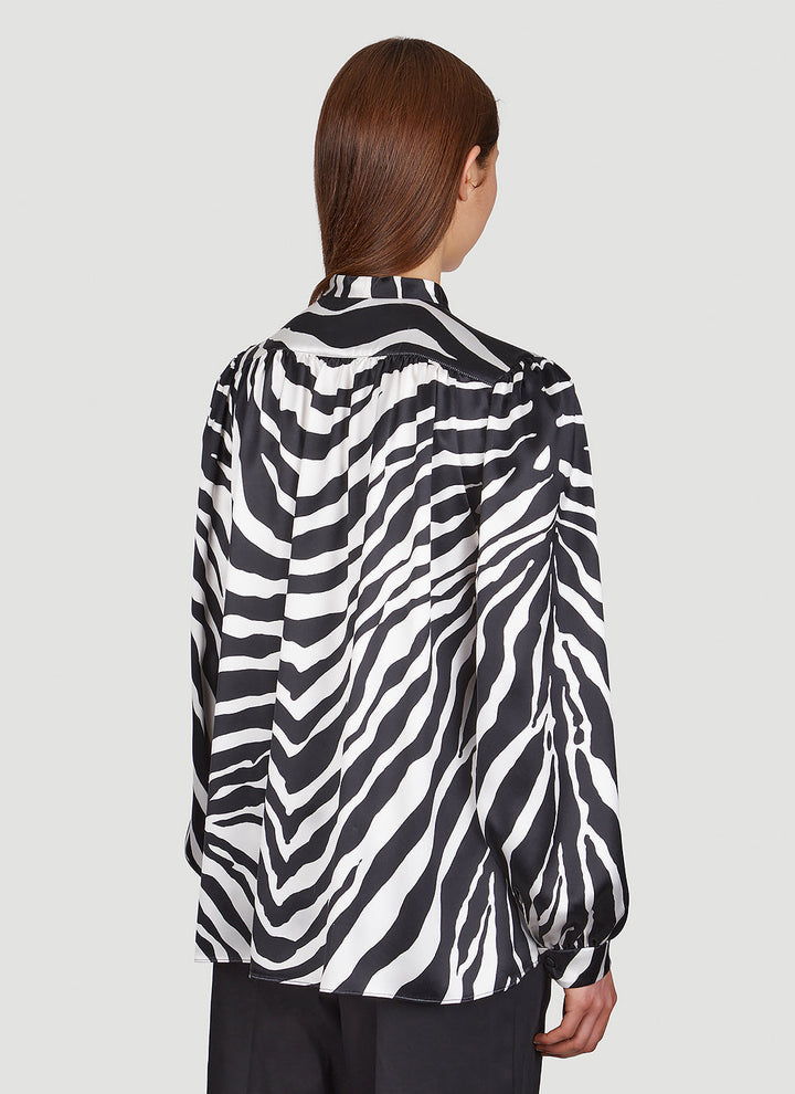 Dolce & Gabbana Women Zebra Print Shirt