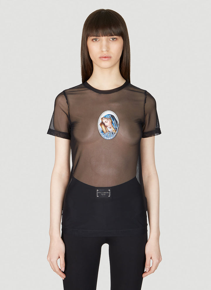 Dolce &amp; Gabbana Women Mesh T-Shirt